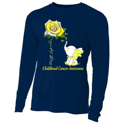 Faith Hope Love Childhood Cancer Awareness Cooling Performance Long Sleeve Crew