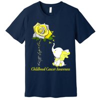 Faith Hope Love Childhood Cancer Awareness Premium T-Shirt