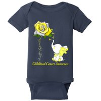 Faith Hope Love Childhood Cancer Awareness Baby Bodysuit