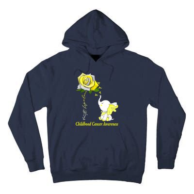 Faith Hope Love Childhood Cancer Awareness Tall Hoodie