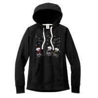 Faith Hope Love Jesus Snowman Plaid Leopard Christmas Gift Women's Fleece Hoodie