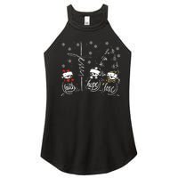 Faith Hope Love Jesus Snowman Plaid Leopard Christmas Gift Women's Perfect Tri Rocker Tank