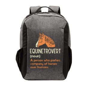 Fun Horse Lover Humor Funny Horse Definition Vector Backpack