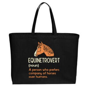 Fun Horse Lover Humor Funny Horse Definition Cotton Canvas Jumbo Tote