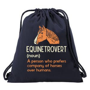 Fun Horse Lover Humor Funny Horse Definition Drawstring Bag