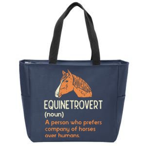 Fun Horse Lover Humor Funny Horse Definition Zip Tote Bag