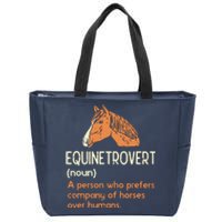 Fun Horse Lover Humor Funny Horse Definition Zip Tote Bag