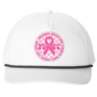 Faith Hope Love Ribbon Breast Cancer Awareness Month Snapback Five-Panel Rope Hat