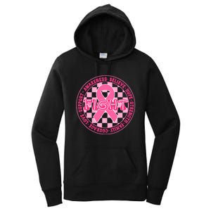 Faith Hope Love Ribbon Breast Cancer Awareness Month Women's Pullover Hoodie