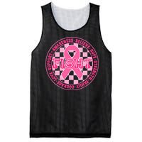 Faith Hope Love Ribbon Breast Cancer Awareness Month Mesh Reversible Basketball Jersey Tank