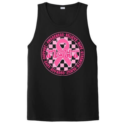 Faith Hope Love Ribbon Breast Cancer Awareness Month PosiCharge Competitor Tank