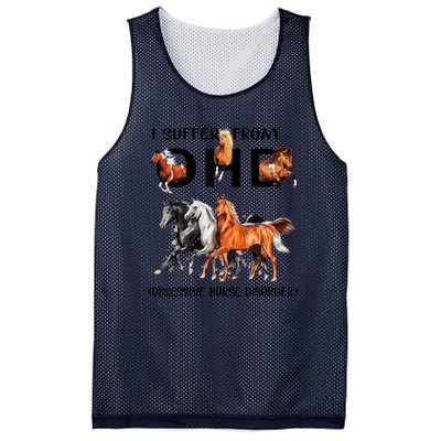 Funny Horse Lovers Gift I Suffer From Ohd Obsessive Horse Disorder Mesh Reversible Basketball Jersey Tank