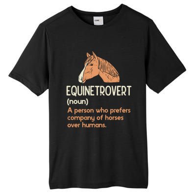 Fun Horse Lover Humor Funny Horse Definition Gift Tall Fusion ChromaSoft Performance T-Shirt