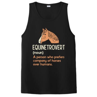 Fun Horse Lover Humor Funny Horse Definition Gift PosiCharge Competitor Tank