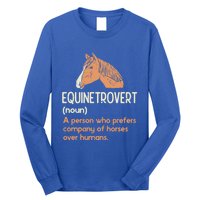 Fun Horse Lover Humor Funny Horse Definition Gift Long Sleeve Shirt