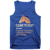 Fun Horse Lover Humor Funny Horse Definition Gift Tank Top