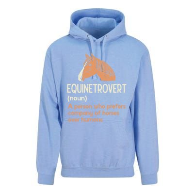 Fun Horse Lover Humor Funny Horse Definition Gift Unisex Surf Hoodie