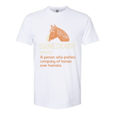 Fun Horse Lover Humor Funny Horse Definition Gift Softstyle CVC T-Shirt