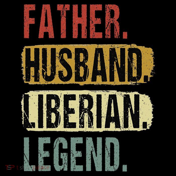 Father Husband Liberian Legend Liberia Dad Fathers Day Tall T-Shirt