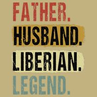 Father Husband Liberian Legend Liberia Dad Fathers Day Hoodie