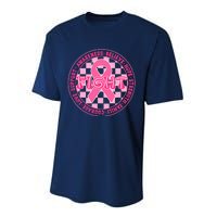 Faith Hope Love Ribbon Breast Cancer Awareness Month Performance Sprint T-Shirt