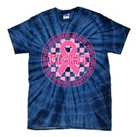 Faith Hope Love Ribbon Breast Cancer Awareness Month Tie-Dye T-Shirt