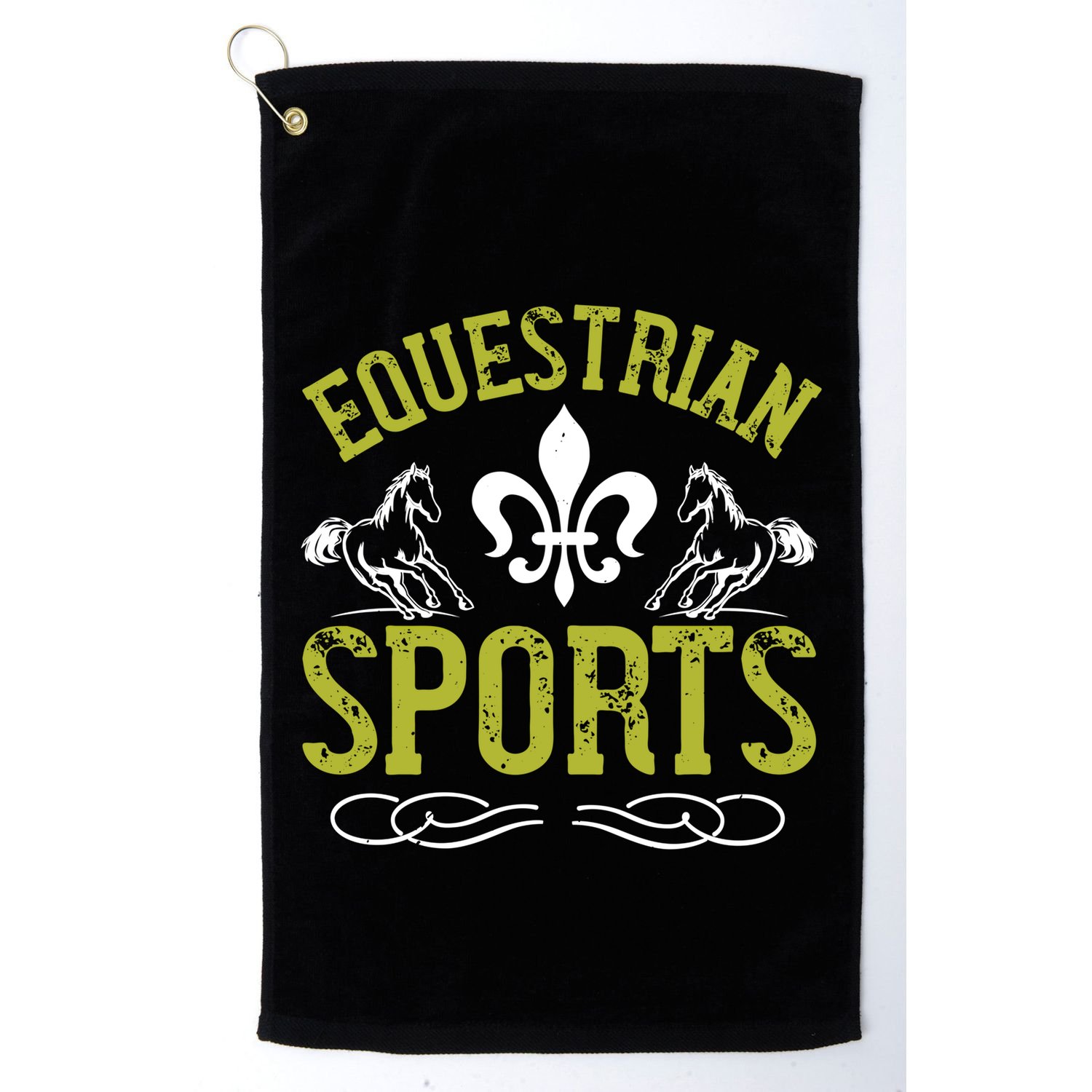 Funny Horse Lover Gift Equestrian Horseback Riding Ladies Gift Golf Towel