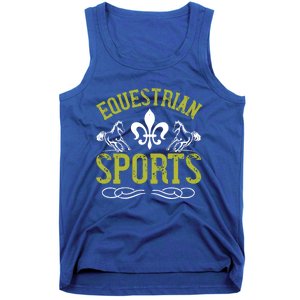 Funny Horse Lover Gift Equestrian Horseback Riding Ladies Gift Tank Top