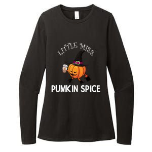 Funny Halloween Little Miss Pumpkin Spice Thanksgiving Meaningful Gift Womens CVC Long Sleeve Shirt