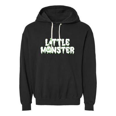 Funny Halloween Little Monster Garment-Dyed Fleece Hoodie