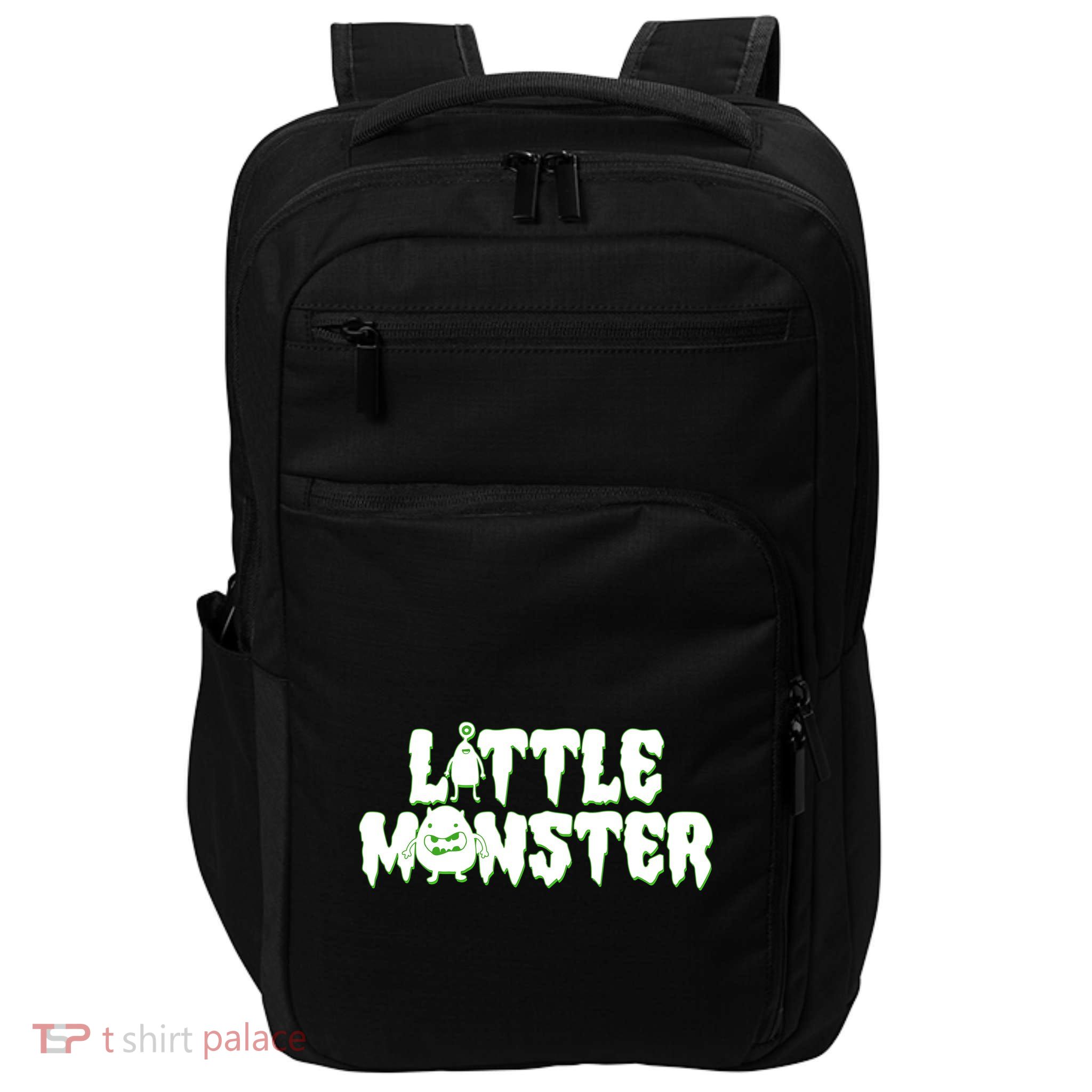 Funny Halloween Little Monster Impact Tech Backpack