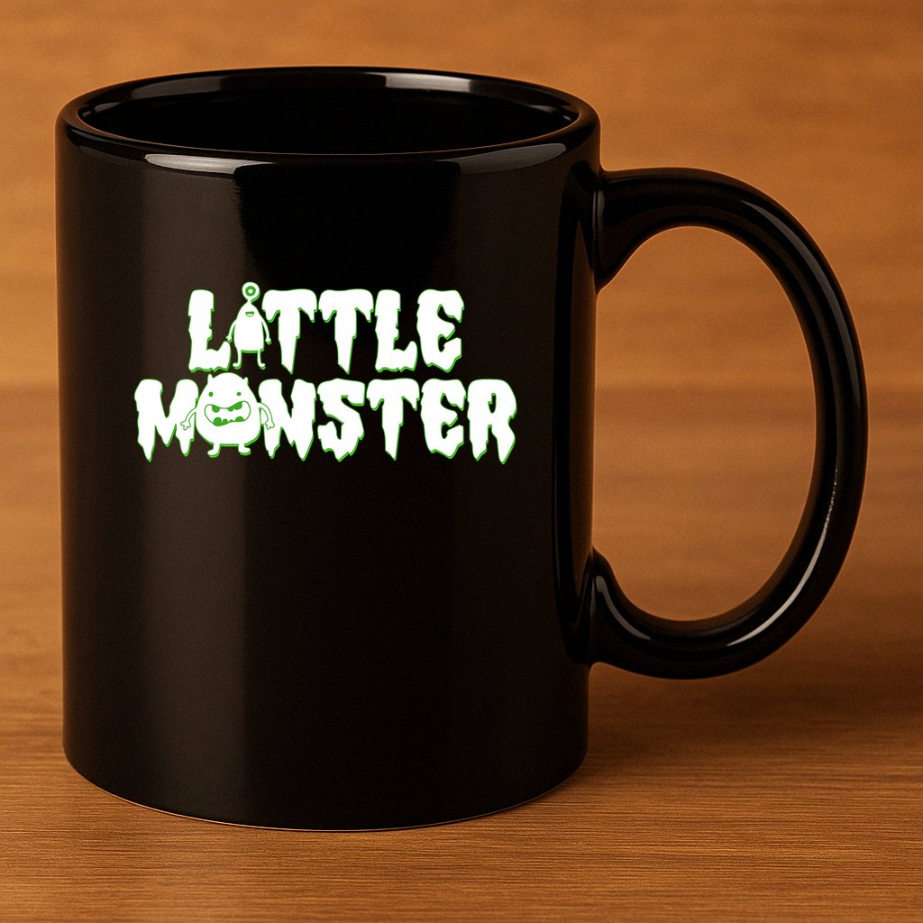Funny Halloween Little Monster 11oz C Handle Ceramic Mug