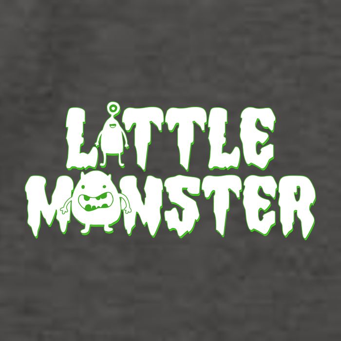 Funny Halloween Little Monster Vector Backpack