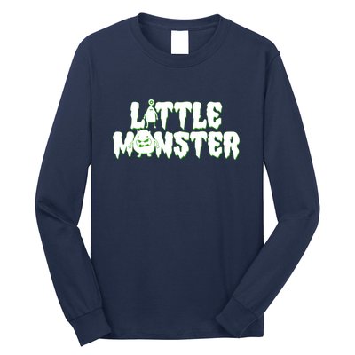 Funny Halloween Little Monster Long Sleeve Shirt