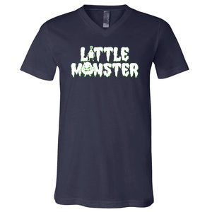 Funny Halloween Little Monster V-Neck T-Shirt