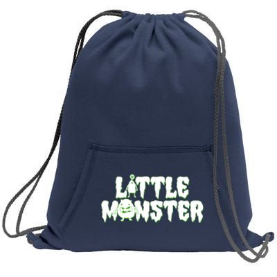 Funny Halloween Little Monster Sweatshirt Cinch Pack Bag