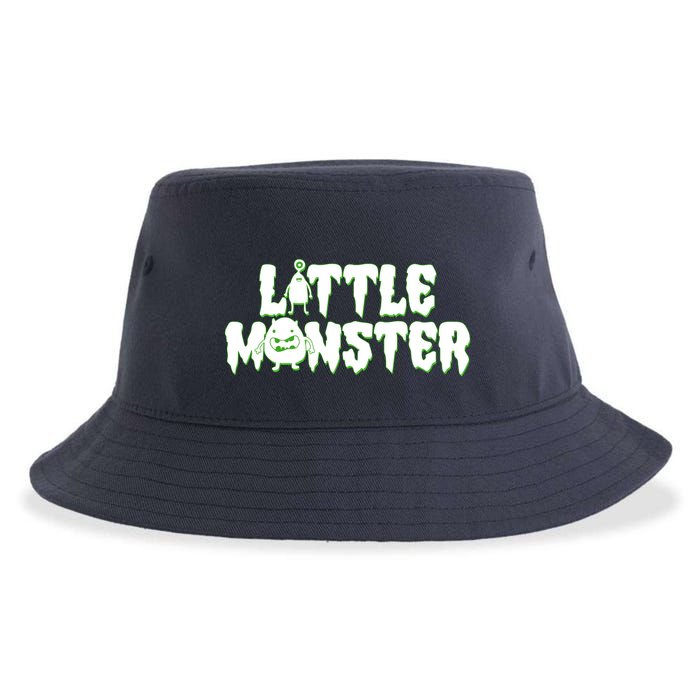 Funny Halloween Little Monster Sustainable Bucket Hat