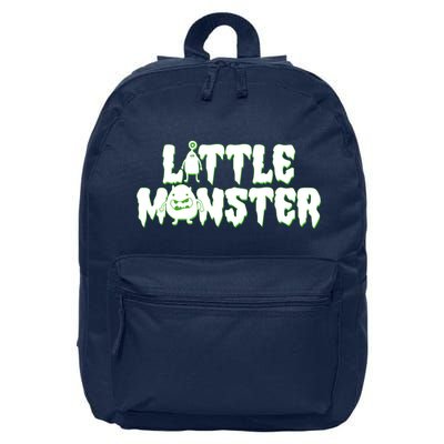 Funny Halloween Little Monster 16 in Basic Backpack