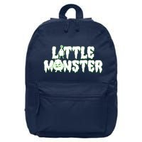 Funny Halloween Little Monster 16 in Basic Backpack
