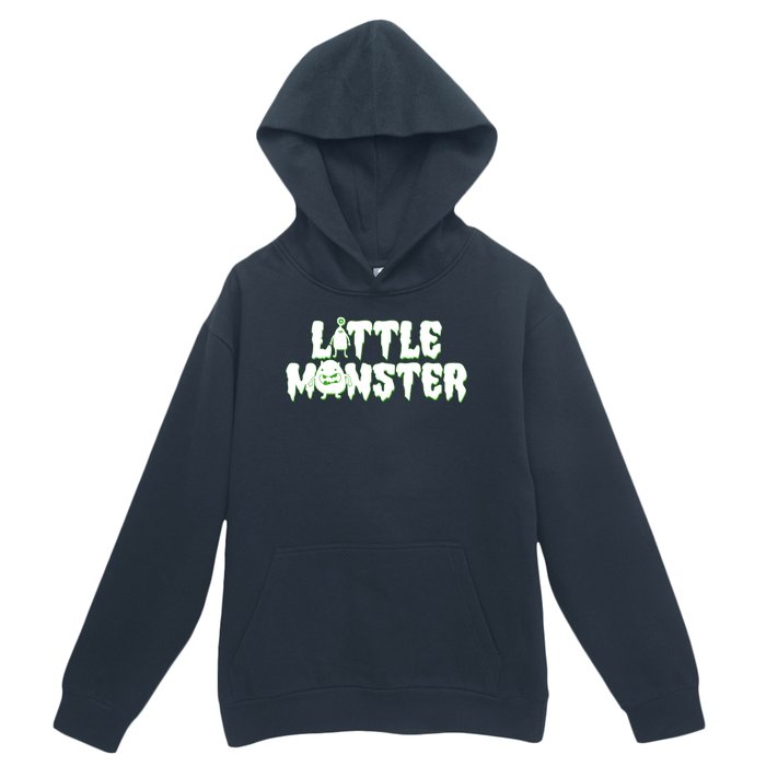 Funny Halloween Little Monster Urban Pullover Hoodie