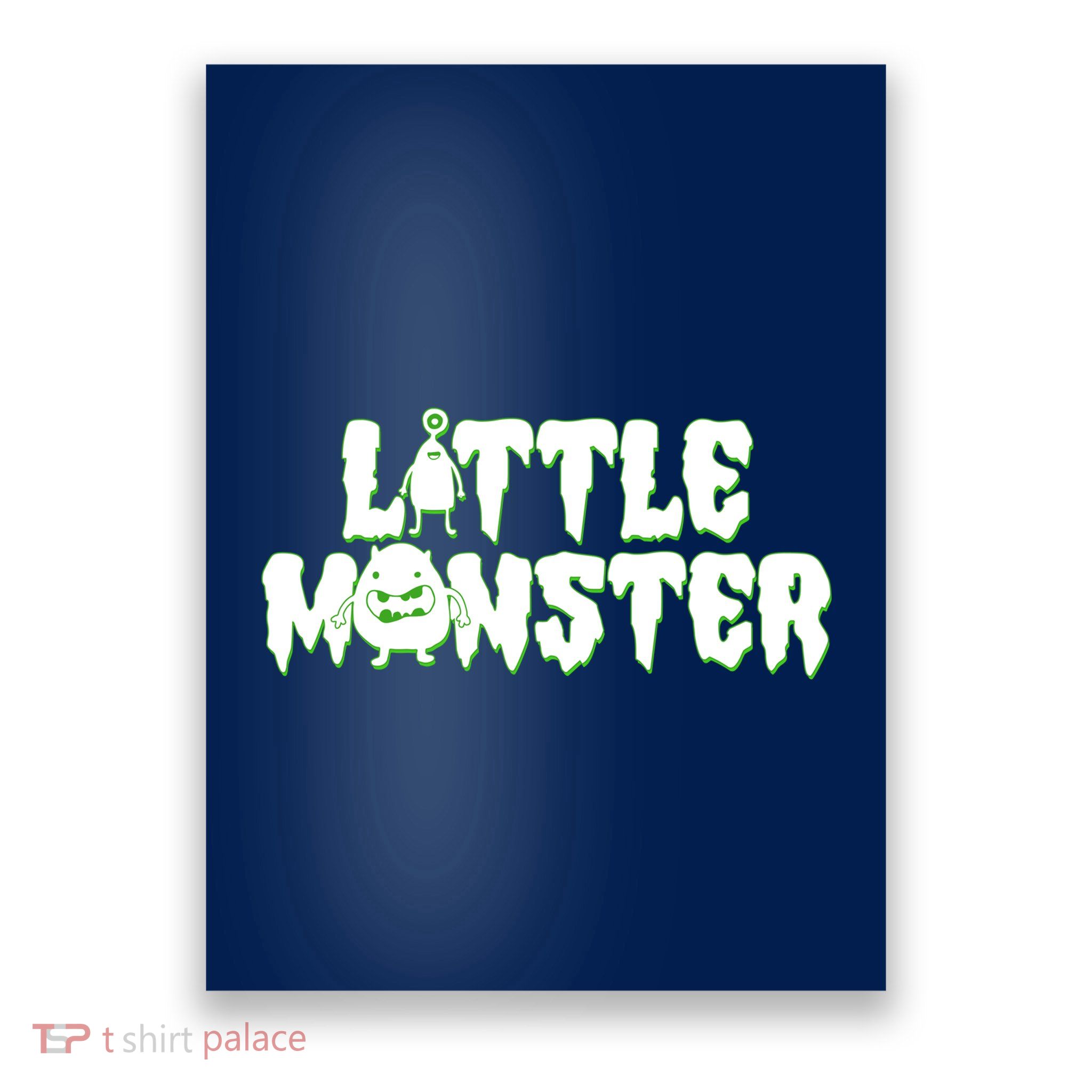 Funny Halloween Little Monster Poster