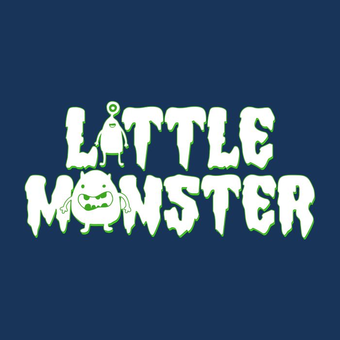 Funny Halloween Little Monster Baby Bodysuit