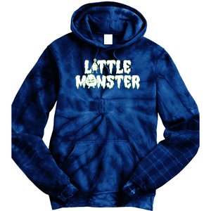 Funny Halloween Little Monster Tie Dye Hoodie