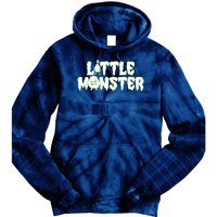 Funny Halloween Little Monster Tie Dye Hoodie