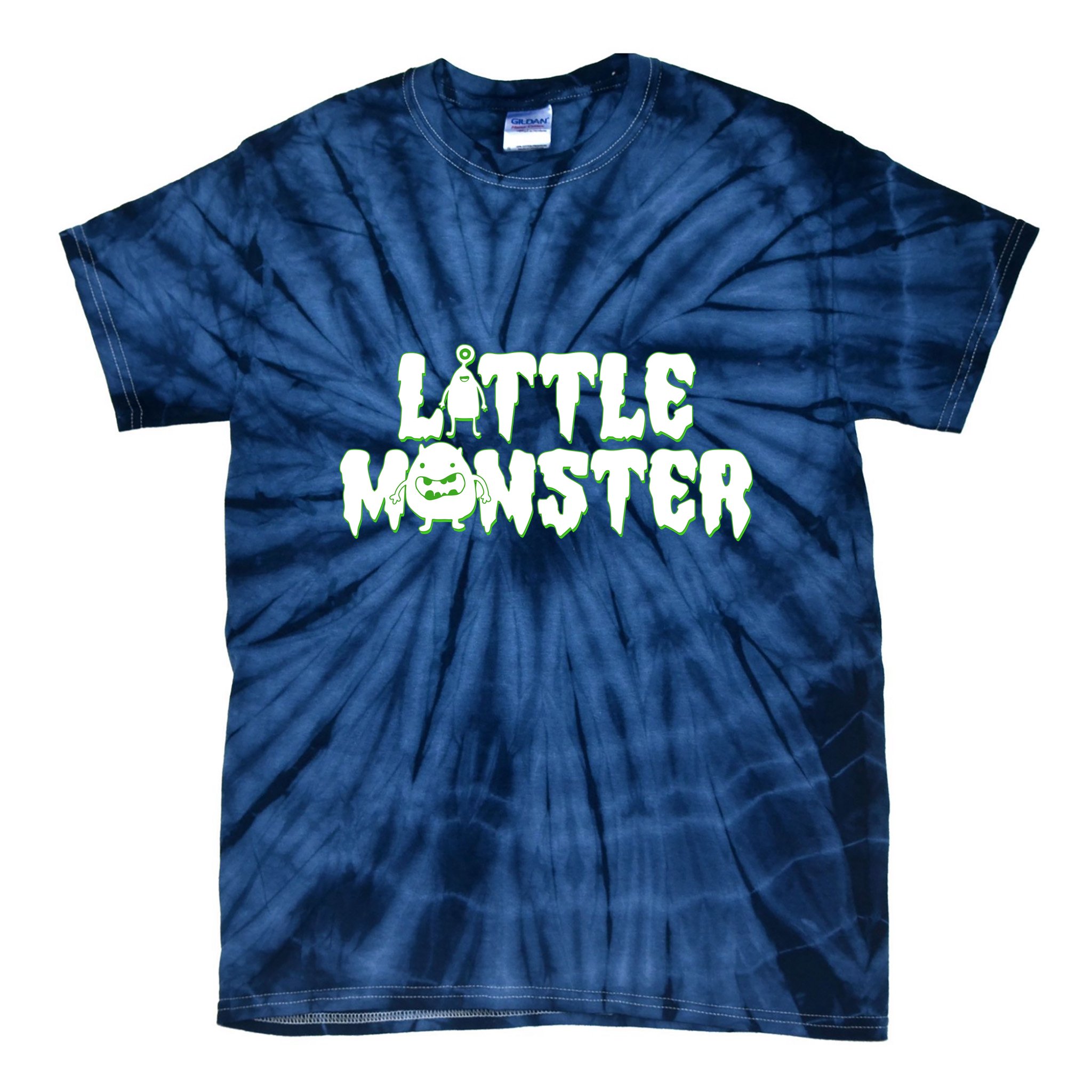 Funny Halloween Little Monster Tie-Dye T-Shirt