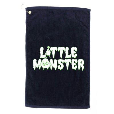 Funny Halloween Little Monster Golf Towel