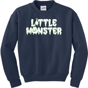 Funny Halloween Little Monster Kids Sweatshirt