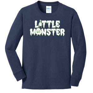 Funny Halloween Little Monster Kids Long Sleeve Shirt