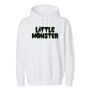 Funny Halloween Little Monster Garment-Dyed Fleece Hoodie