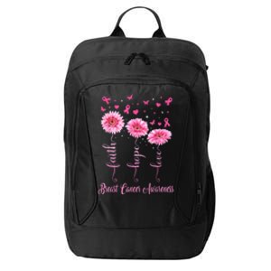 Faith Hope Love Daisy Pink City Backpack